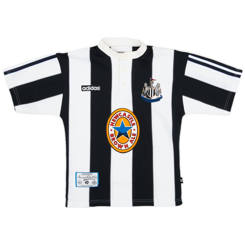 1995-97 Newcastle Home Shirt - 8/10 - (XL.Boys)
