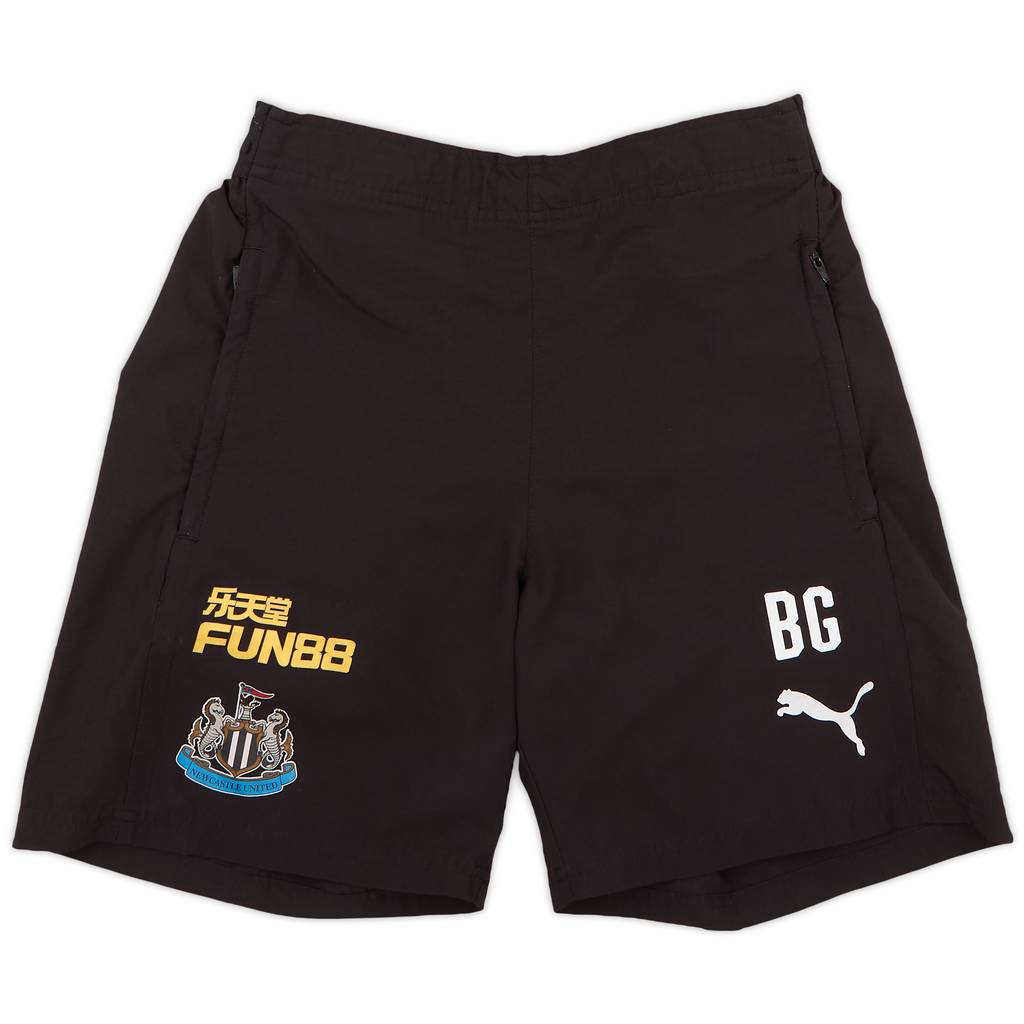 2017-18 Newcastle Puma Staff Issue Training Shorts BG - 8/10 - (S)