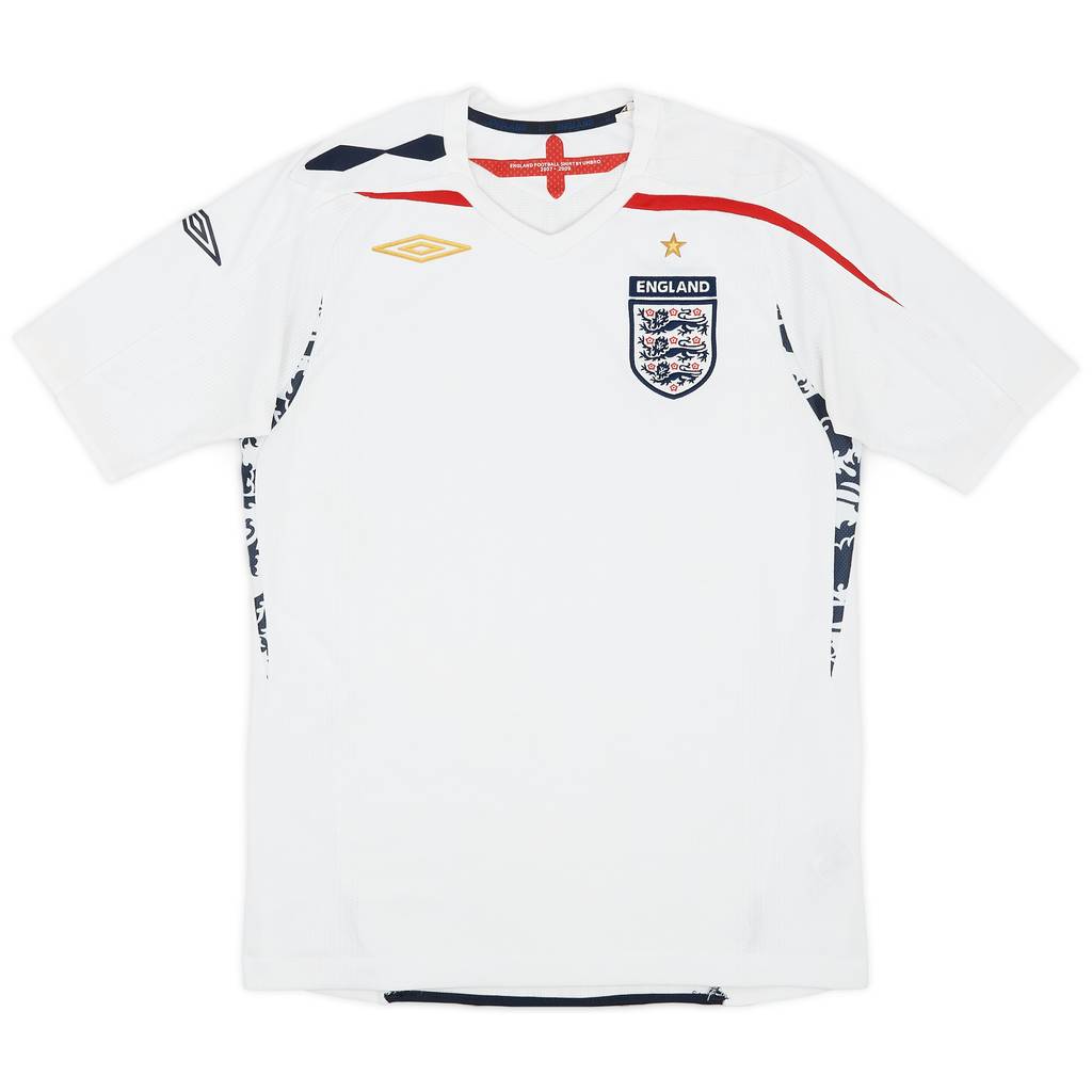 2007-09 England Home Shirt - 5/10 - (S)