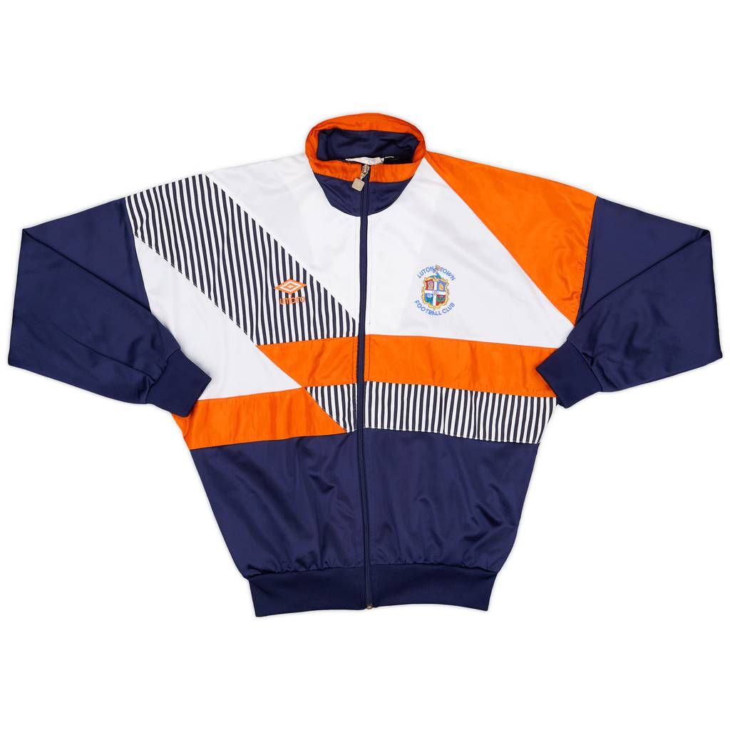 1991-92 Luton Town Umbro Track Jacket - 8/10 - (XS)