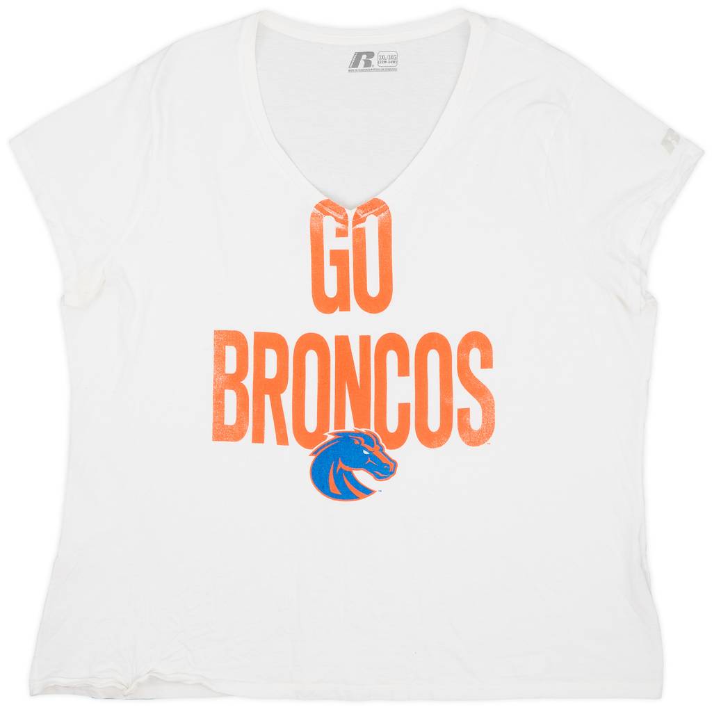 2017 Boise State Broncos Russell Athletic Tee Womens - 7/10 - (3XL)