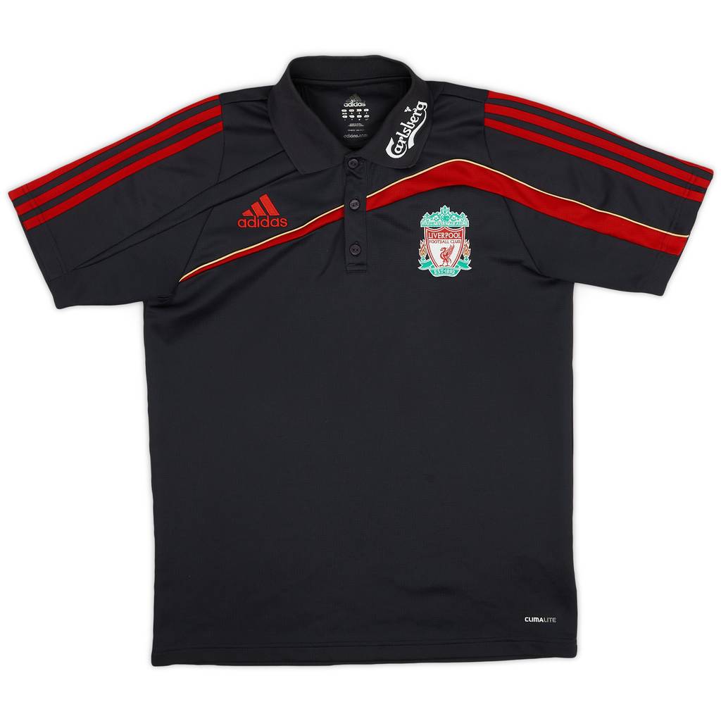 2009-10 Liverpool adidas Polo Shirt - 8/10 - (S)