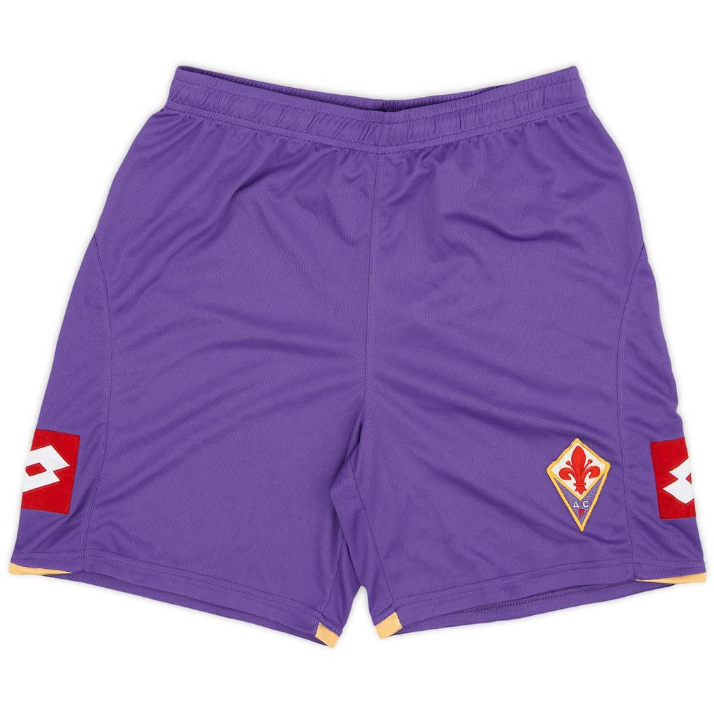 2009-10 Fiorentina Home Shorts - 9/10 - (L)