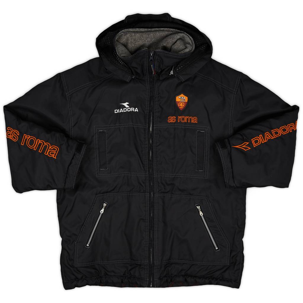1999-00 Roma Diadora Padded Bench Coat - 8/10 - (S)