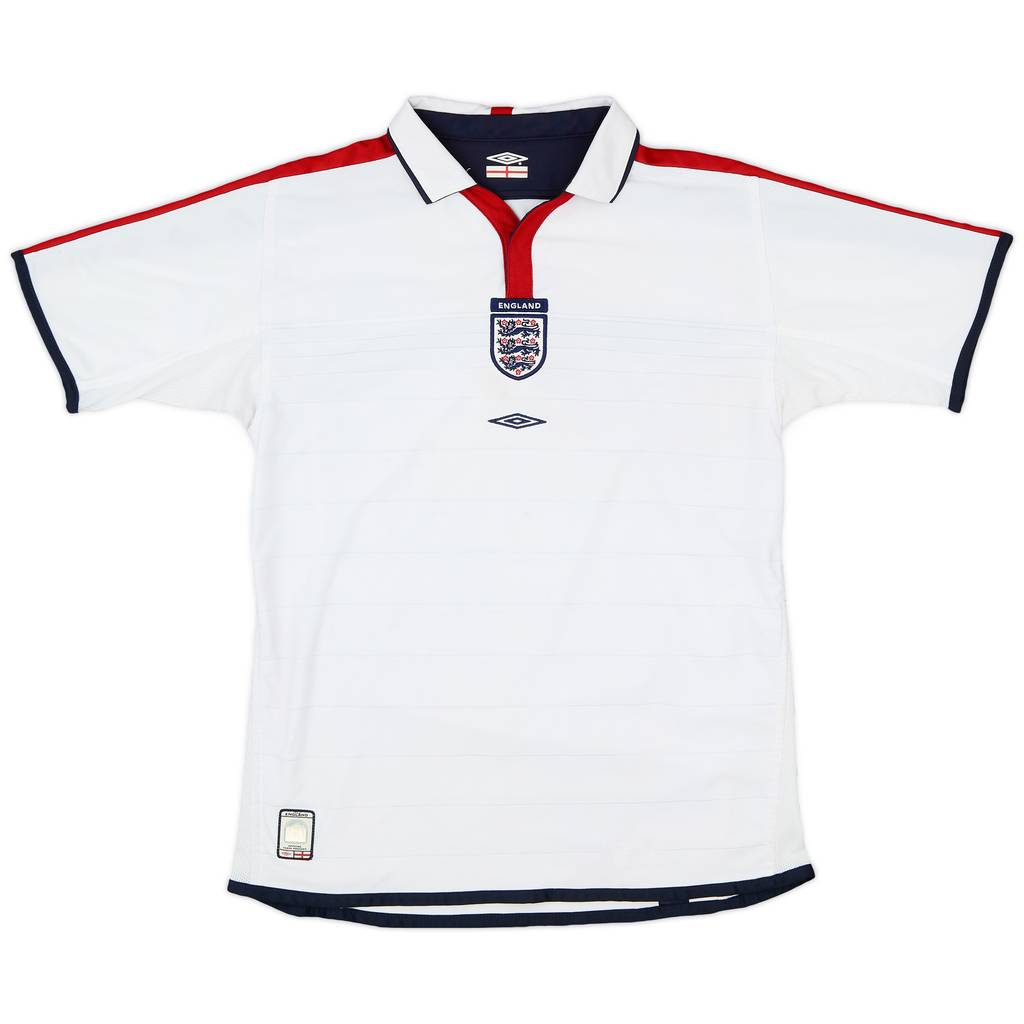 2003-05 England Home Shirt - 8/10 - (XL.Boys)