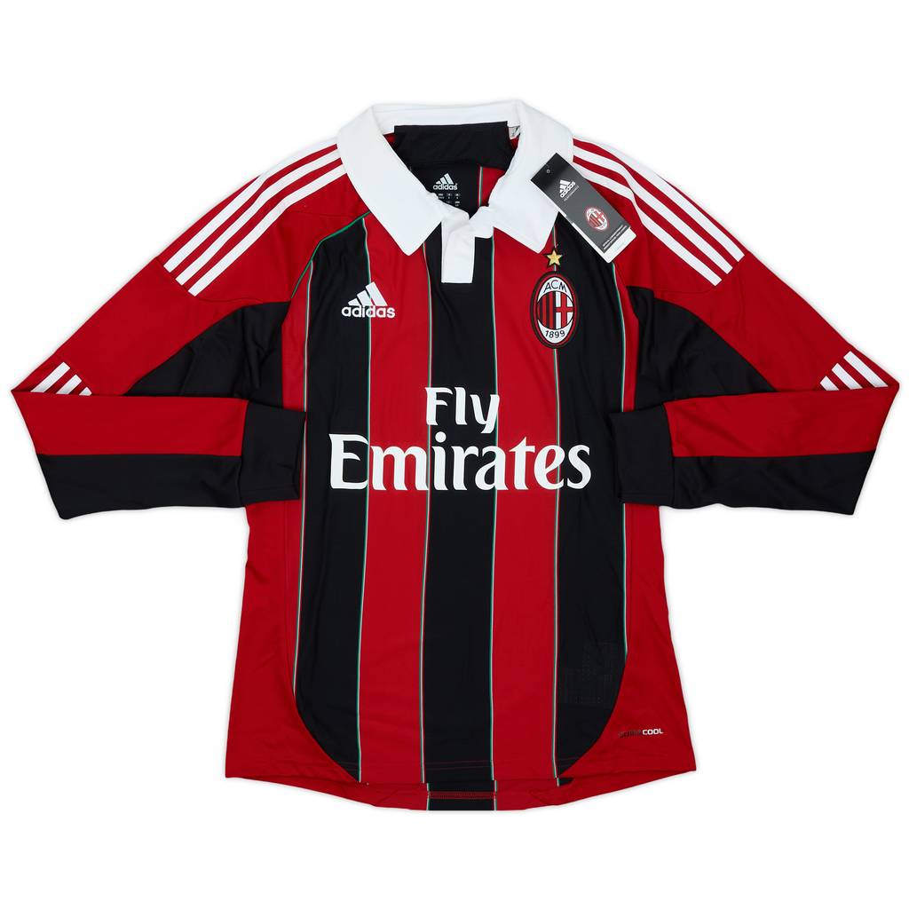 2012-13 AC Milan Home L/S Shirt (S)