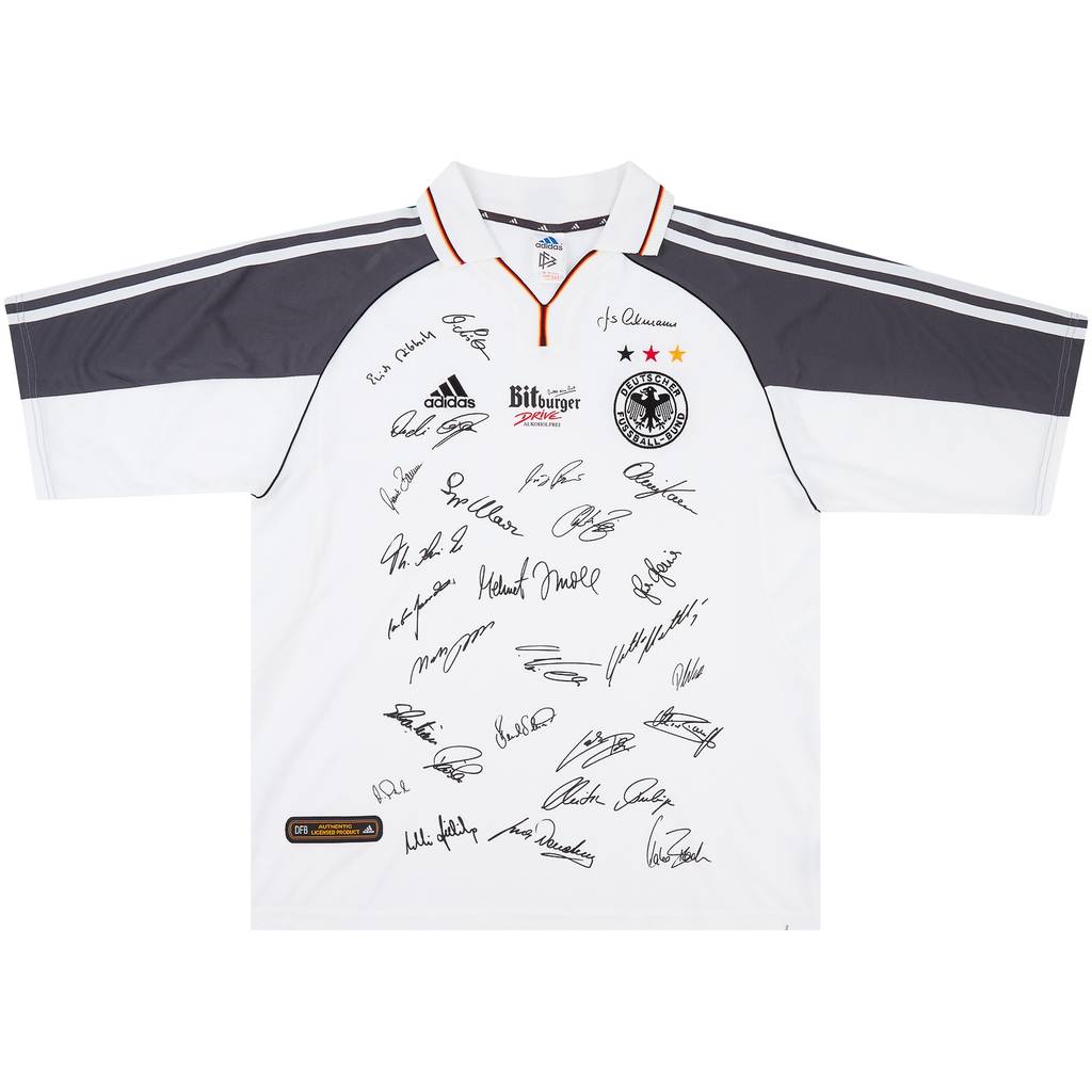 2000-02 Germany 'Squad Signed' Home Shirt