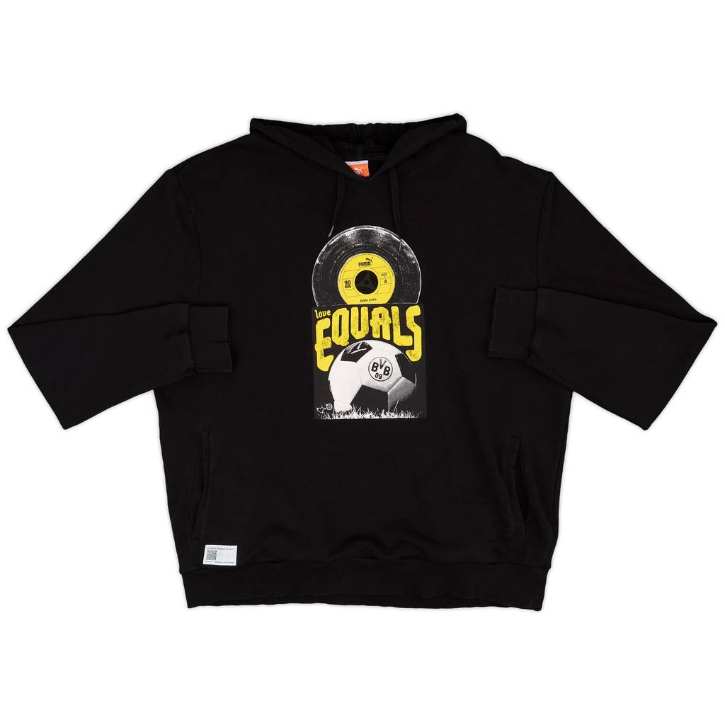 2017-18 Borussia Dortmund Puma Hooded Sweat Top - 9/10 - (XXL)