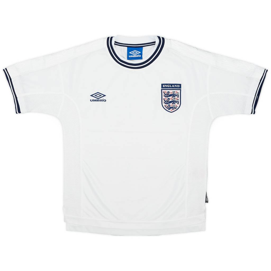 1999-01 England Home Shirt - 8/10 - (Y)