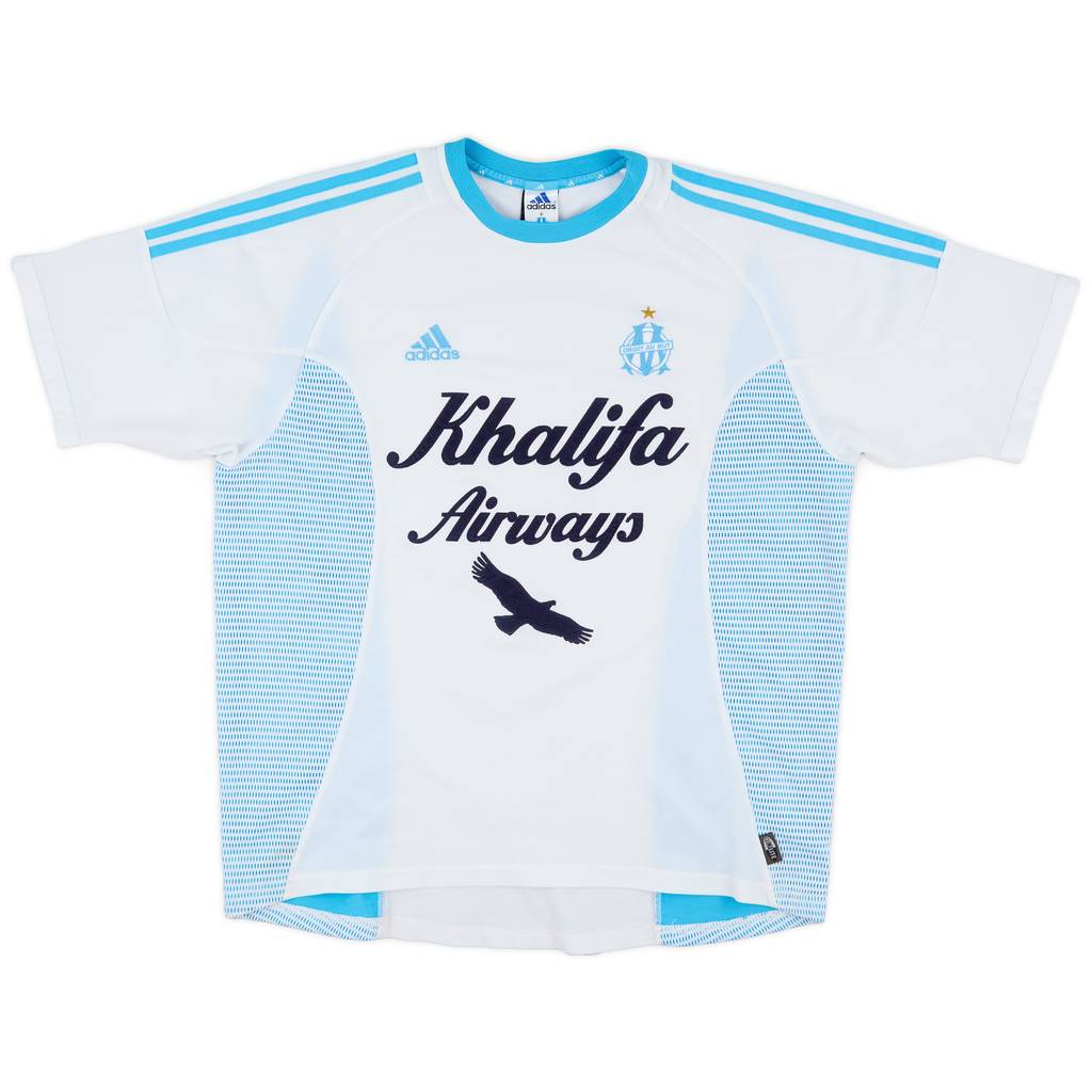 2002-03 Olympique Marseille Home Shirt - 7/10 - (XL)