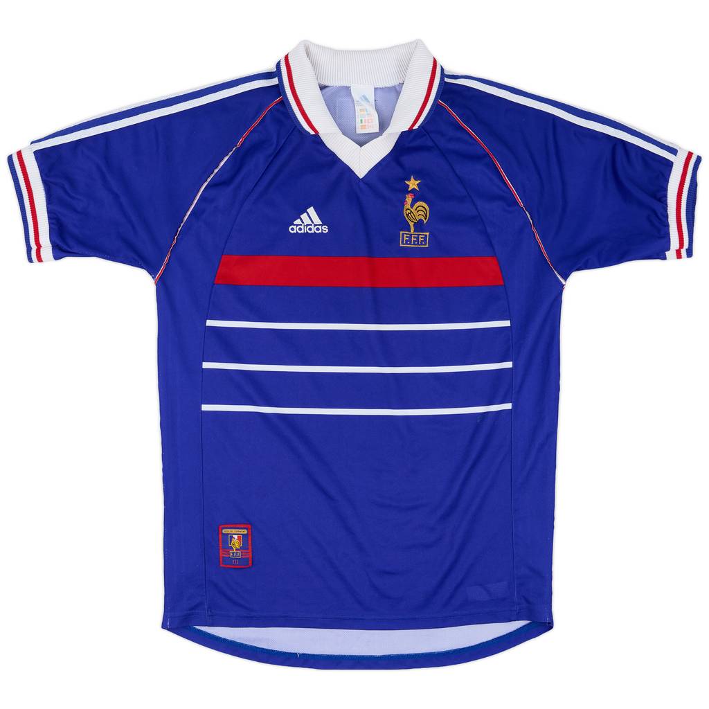 1998-00 France Home Shirt - 8/10 - (XL)