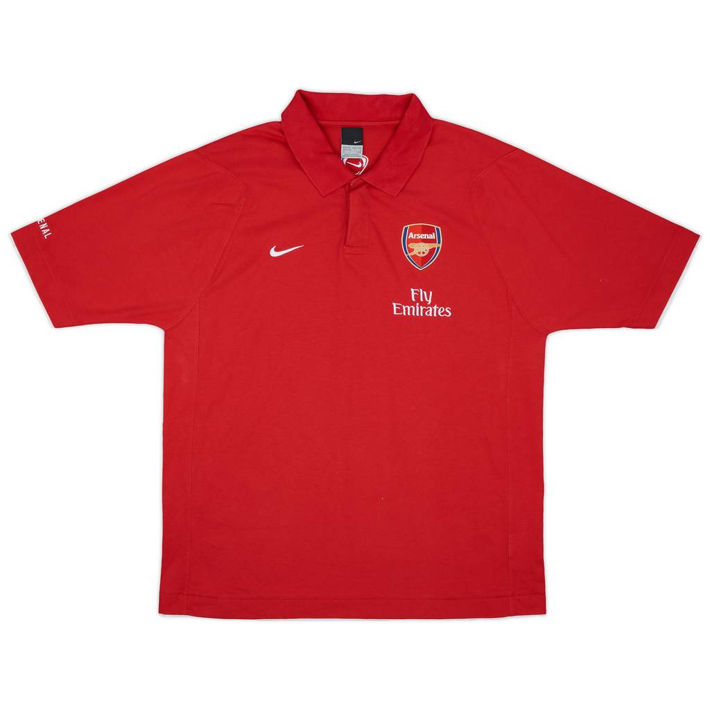 2006-07 Arsenal Nike Polo Shirt - 8/10 - X(XL)