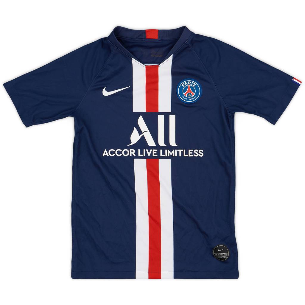2019-20 Paris Saint-Germain Home Shirt - 8/10 - (M.Boys)