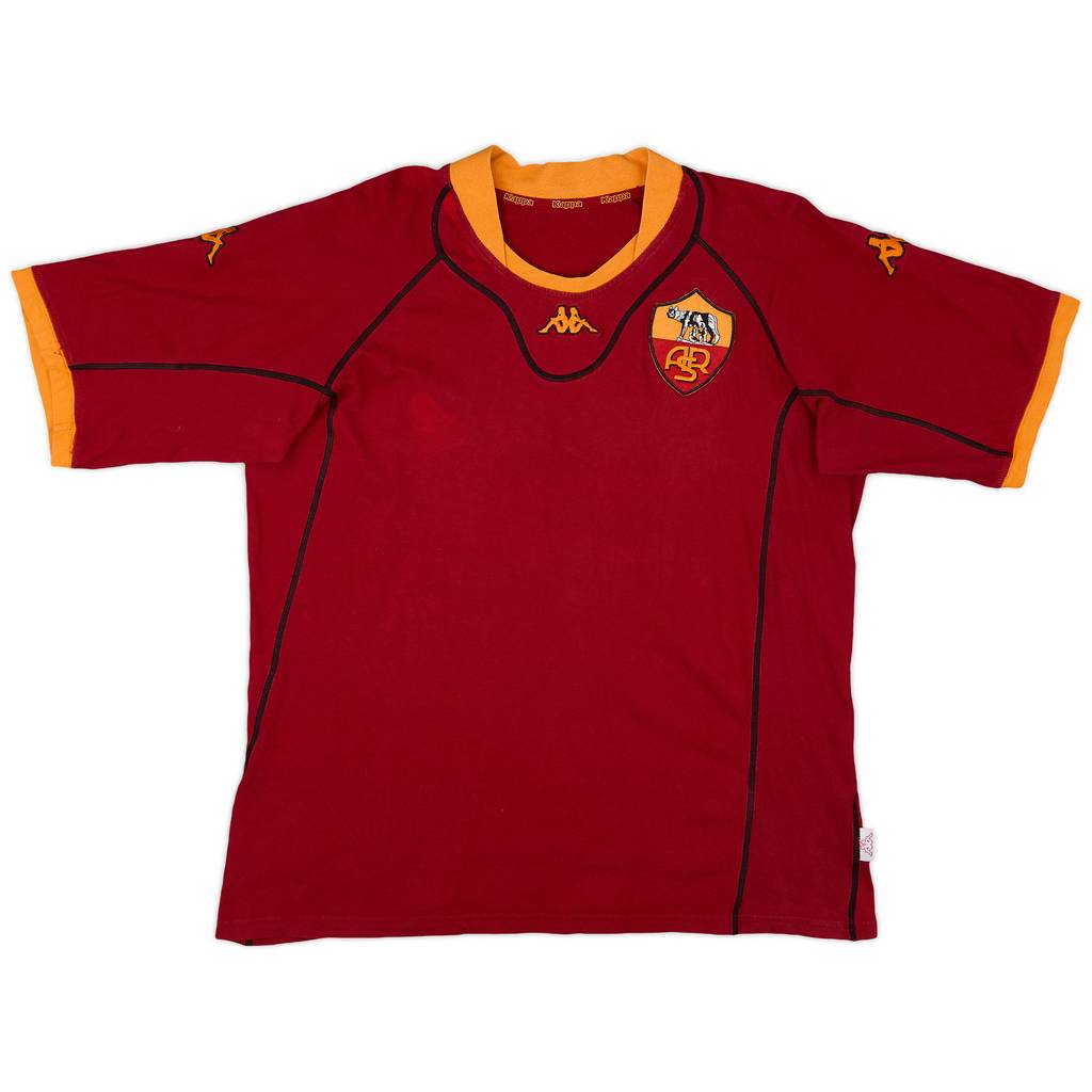 2001-02 Roma Kappa Cotton Tee - 6/10 - (XL)