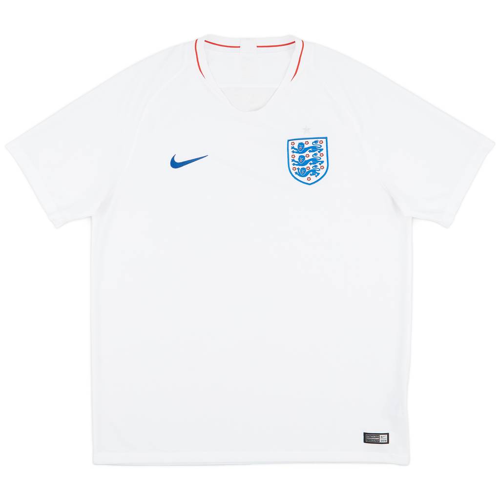 2018-19 England Home Shirt - 9/10 - (XL)