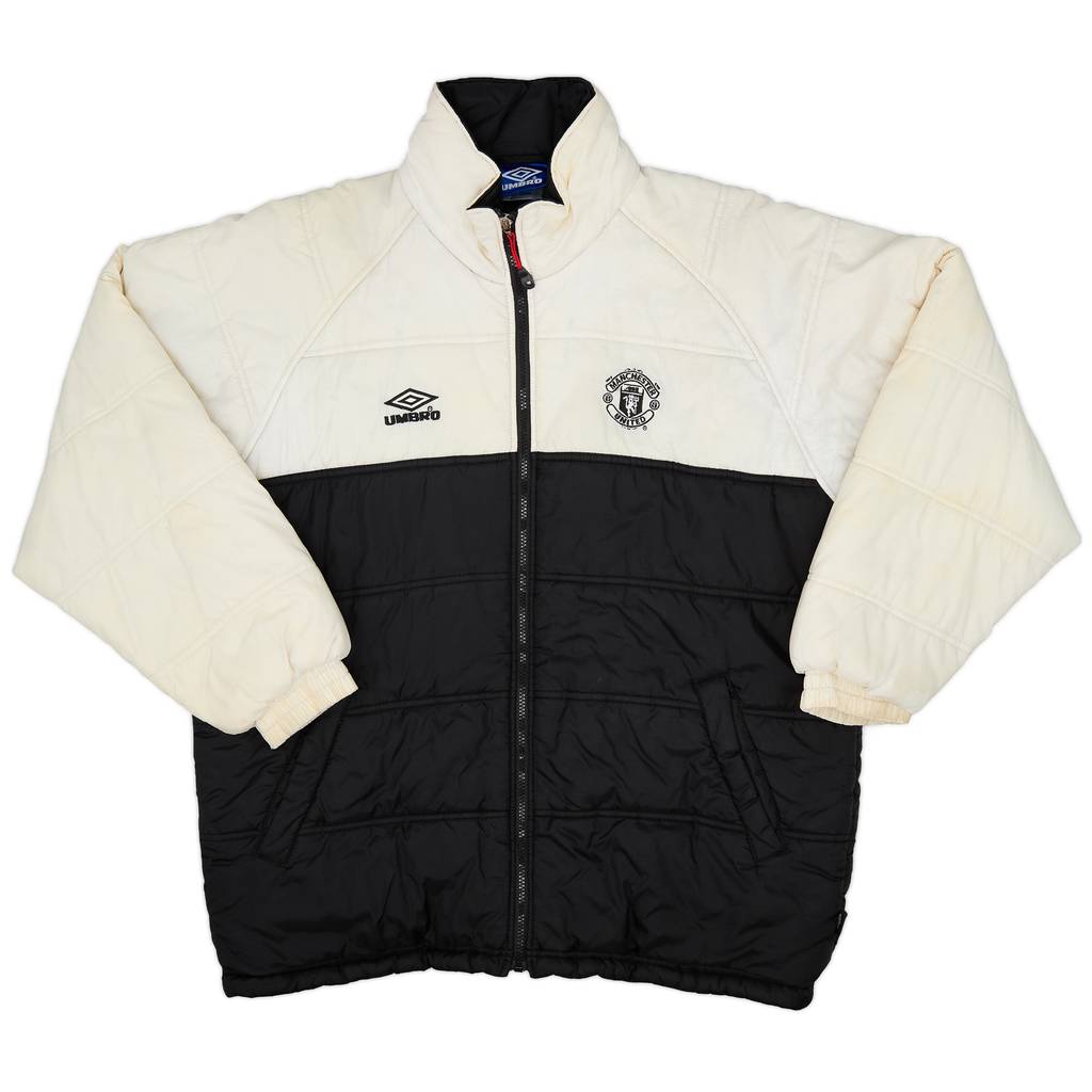 1998-99 Manchester United Umbro Padded Bench Coat - 5/10 - (S)