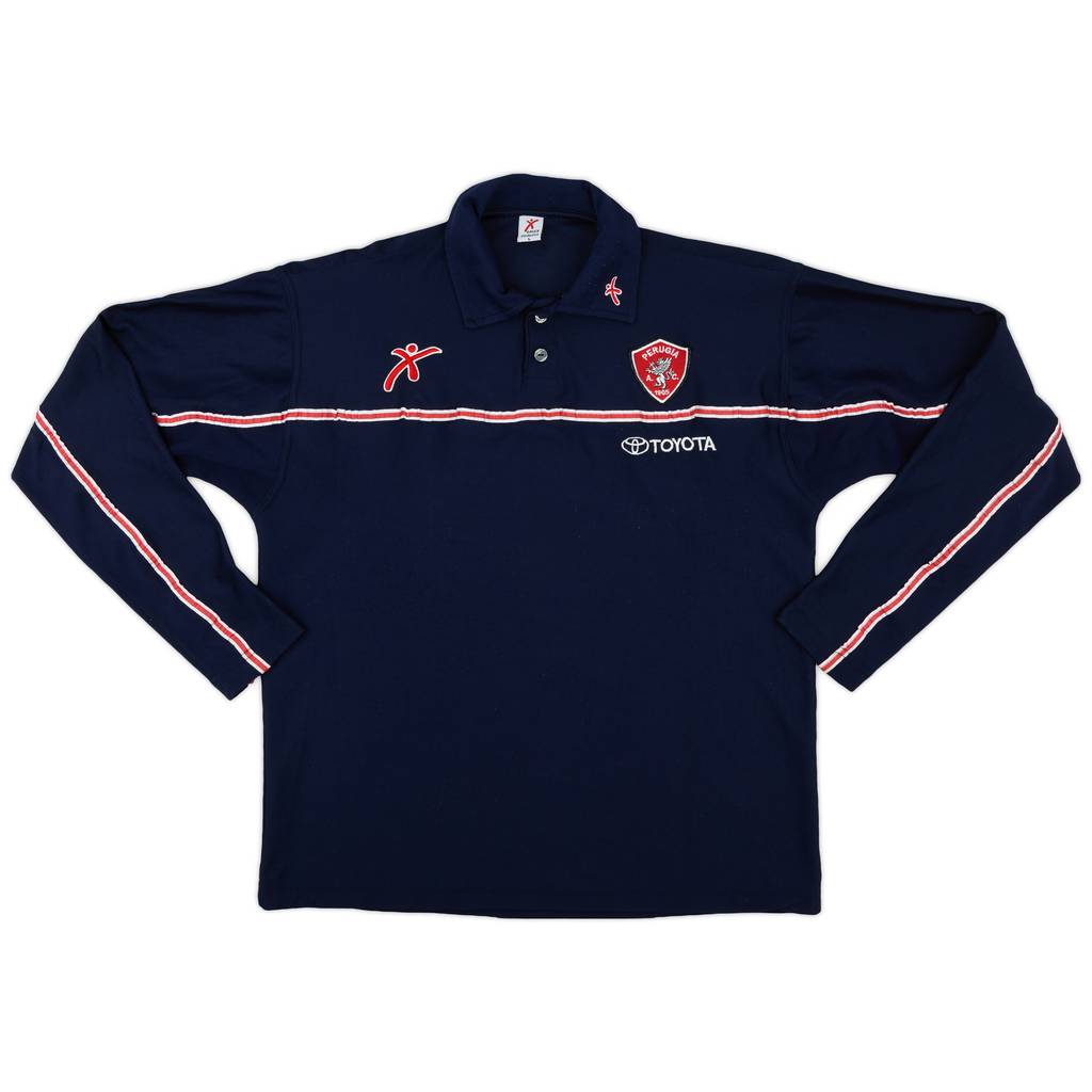 2003-04 Perugia Galex Polo L/S Shirt - 9/10 - (L)