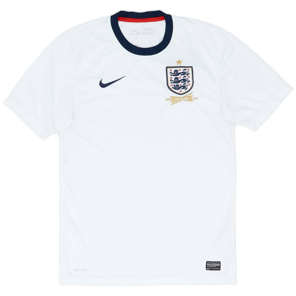 2013 England 150th Anniversary Home Shirt - 8/10 - (S)