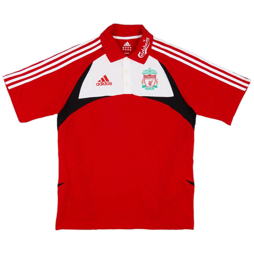 2007-08 Liverpool adidas Polo Shirt (S)