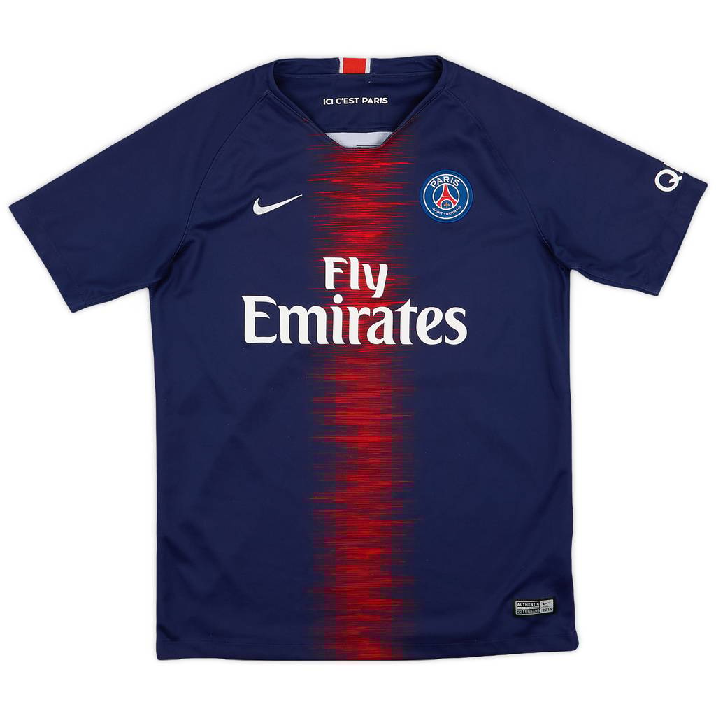 2018-19 Paris Saint-Germain Home Shirt - 8/10 - (XL.Boys)