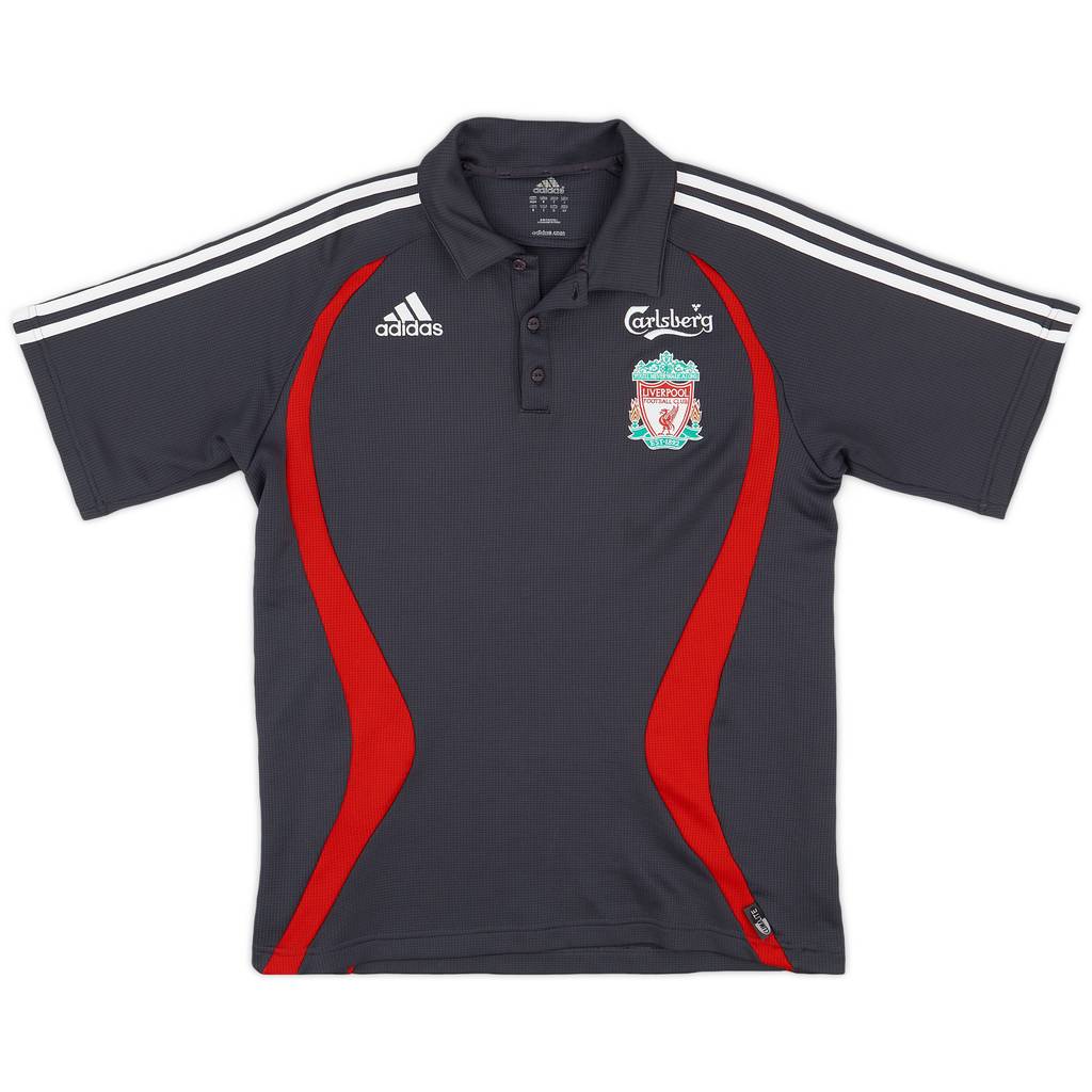 2006-07 Liverpool adidas Polo Shirt - 7/10 - (S)