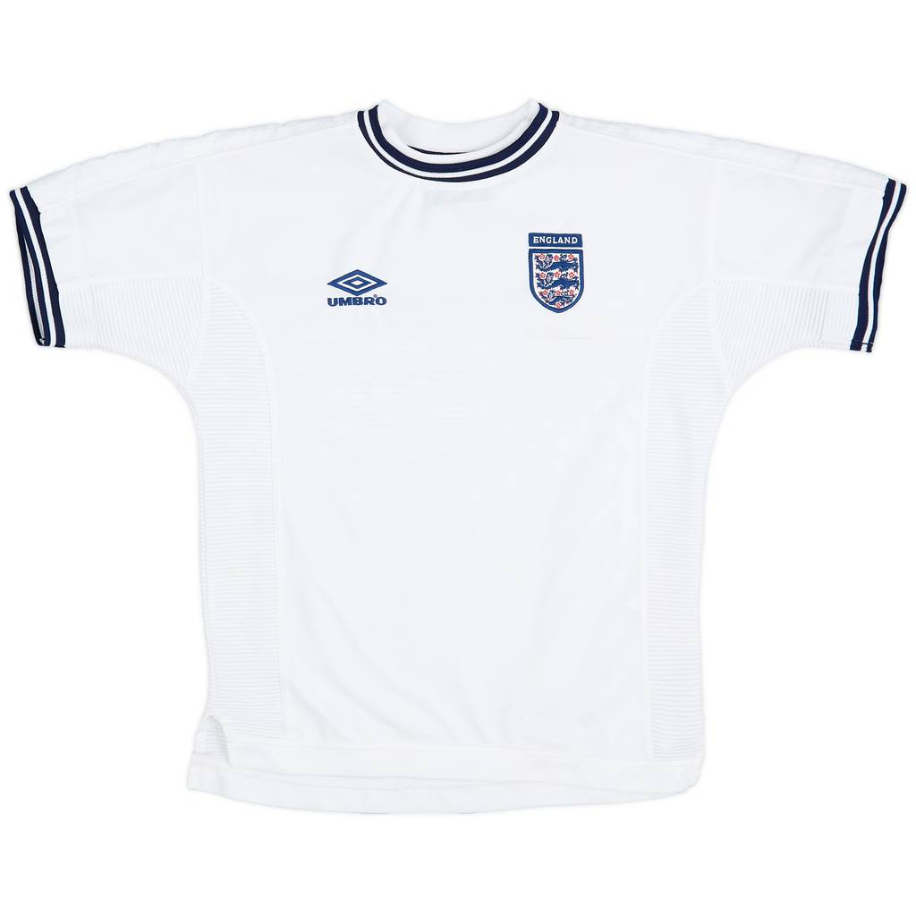 1999-01 England Home Shirt - 8/10 - (L.Boys)