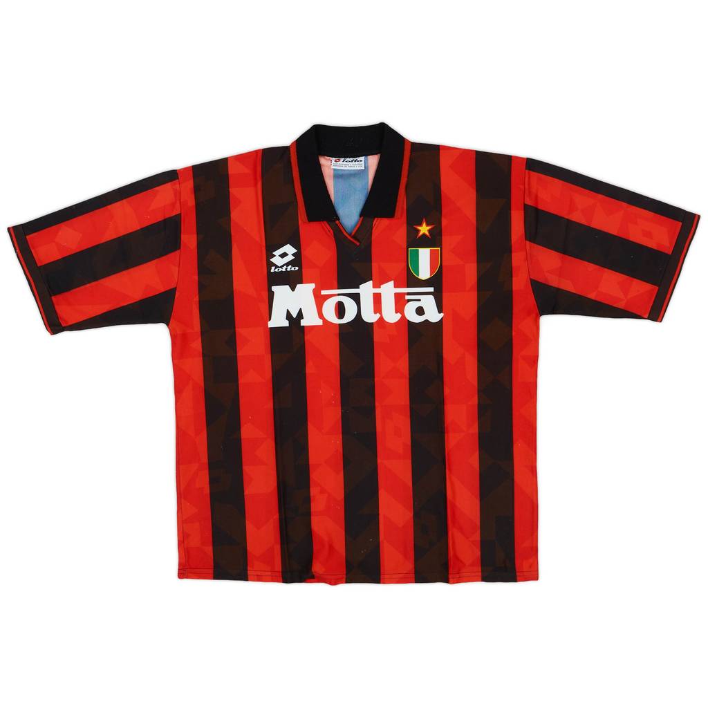 1993-94 AC Milan Home Shirt - 8/10 - (L)