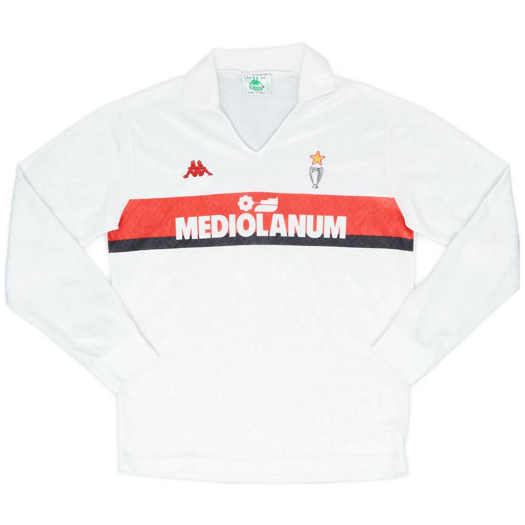 1988-89 AC Milan Away L/S Shirt - 6/10 - (M)