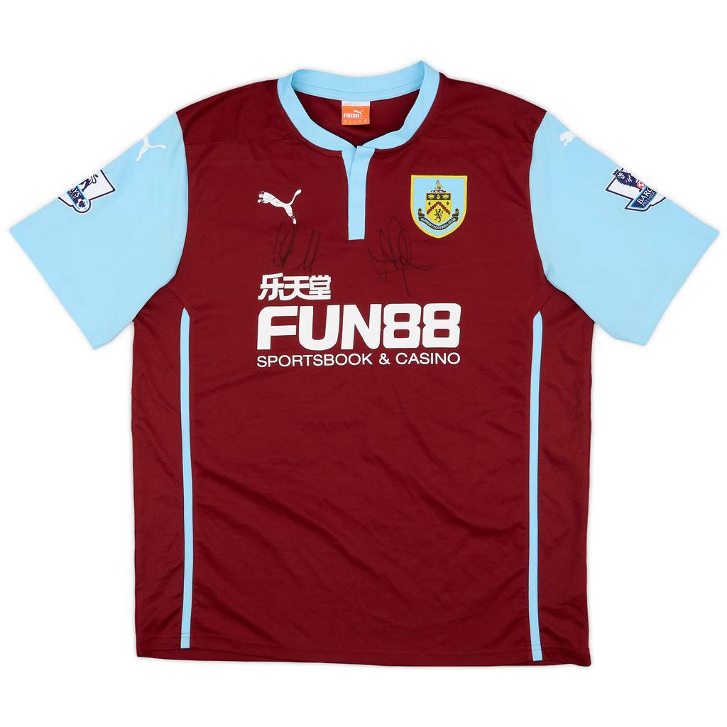 2014-15 Burnley Signed Home Shirt - 6/10 - (XL)