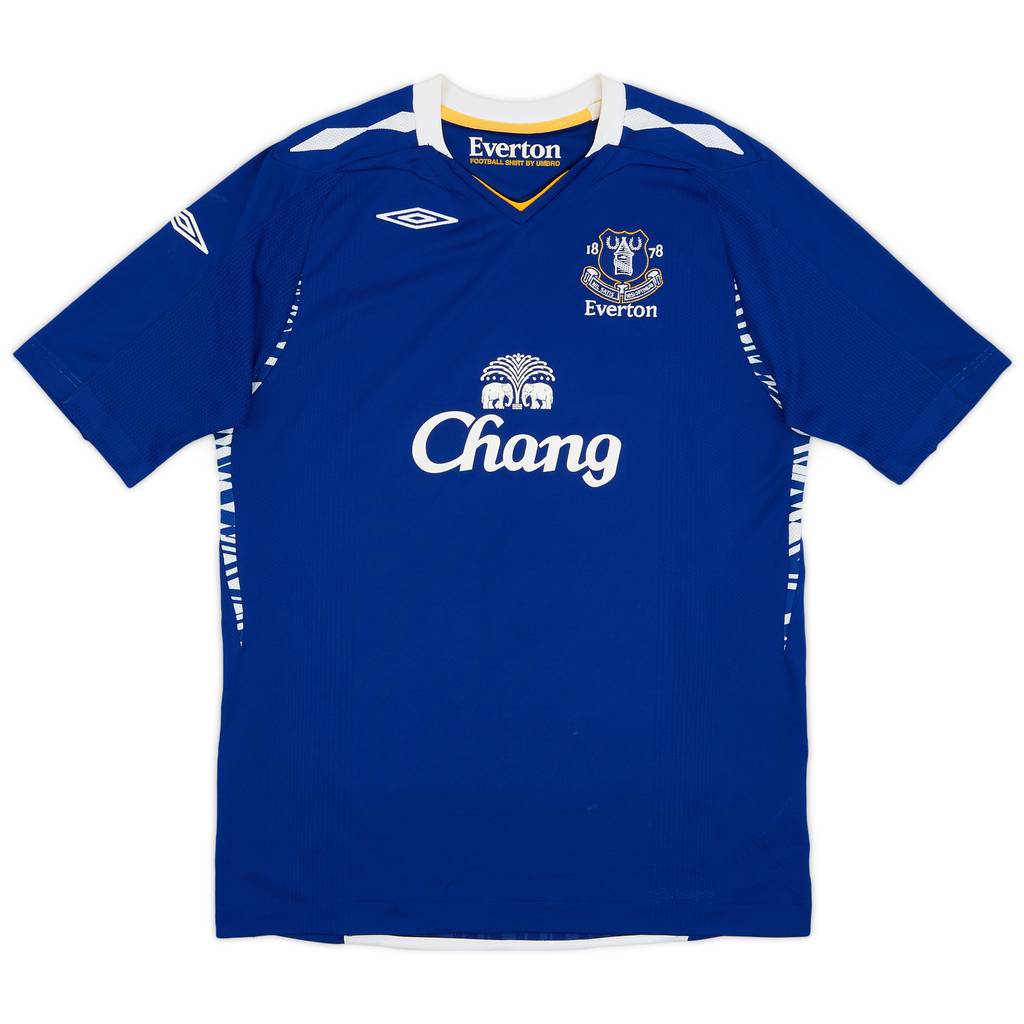 2007-08 Everton Home Shirt - 7/10 - (XL.Boys)