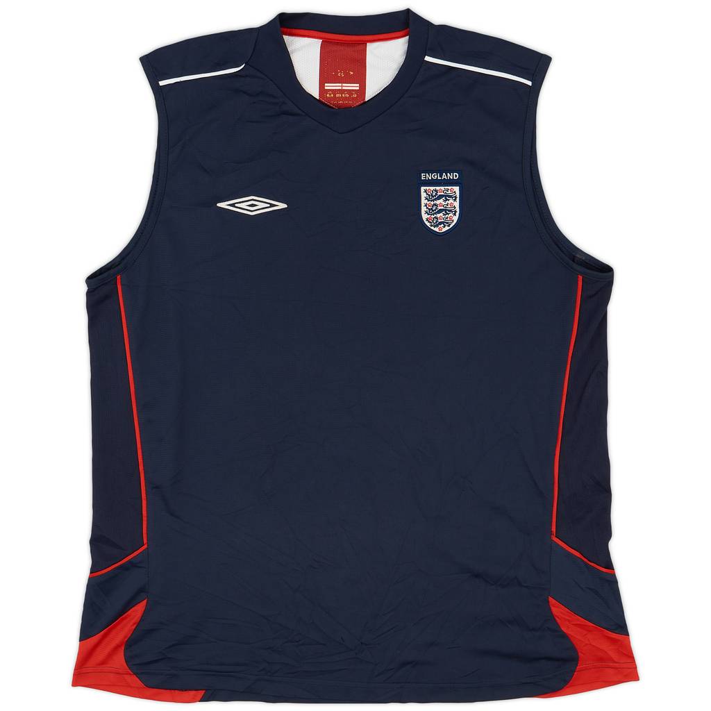 2006-07 England Umbro Training Vest - 7/10 - (XXL)