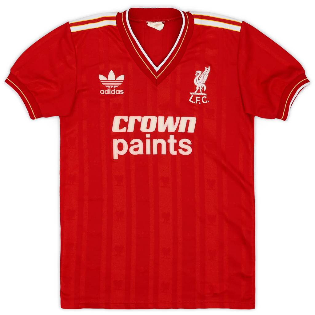 1986-87 Liverpool Home Shirt - 9/10 - (Y)