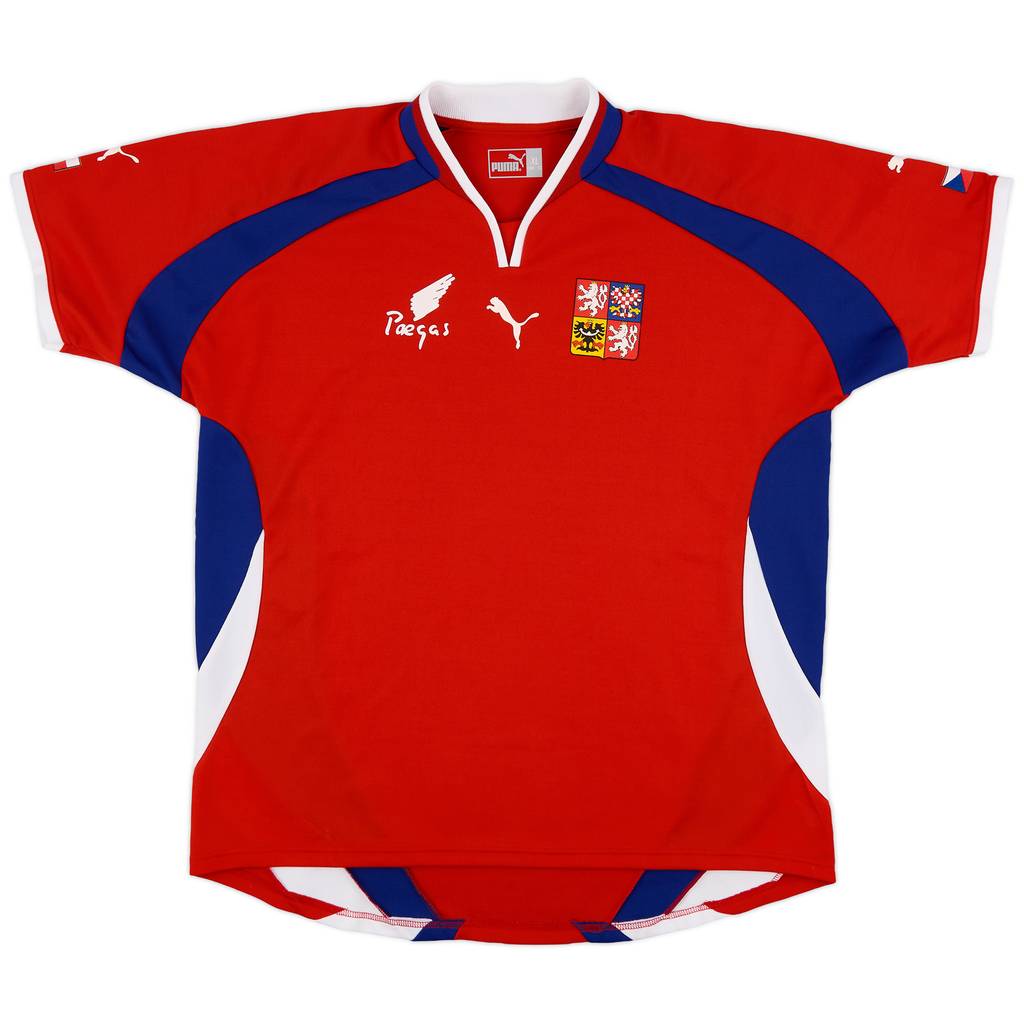 2000-02 Czech Republic Home Shirt - 9/10 - (XL)