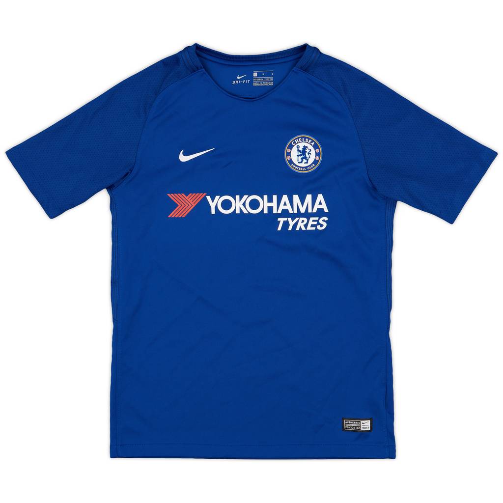 2017-18 Chelsea Home Shirt - 8/10 - (L.Boys)