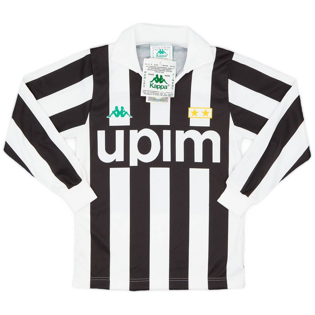 1991-92 Juventus Basic Home L/S Shirt (S.Boys)