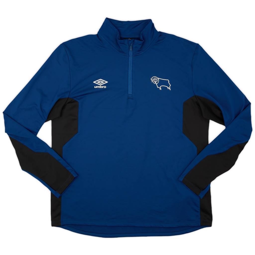 2015-16 Derby County Umbro 1/4 Zip Training Top - 8/10 - (XXL)