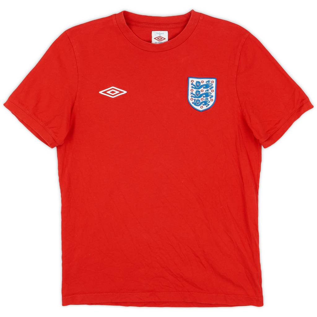 2010-11 England Umbro Cotton Tee - 9/10 - (M)