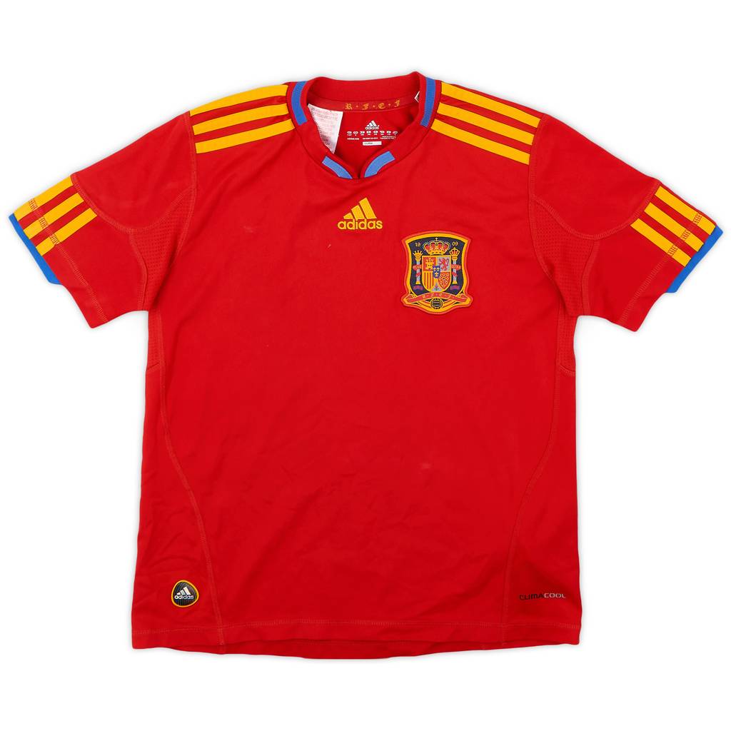 2009-10 Spain Home Shirt - 6/10 - (S.Boys)