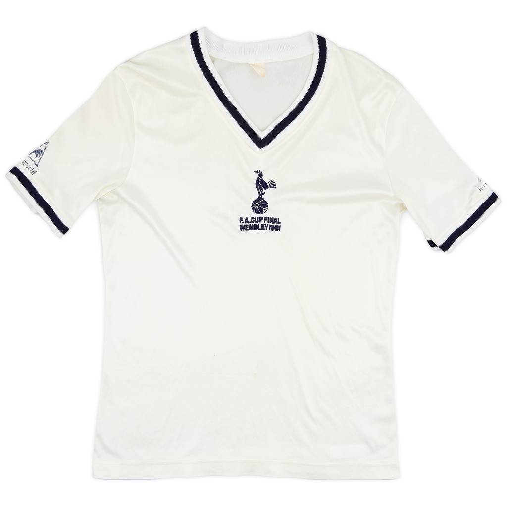 1980-82 Tottenham 'FA Cup Final' Home Shirt - 7/10 - (M)