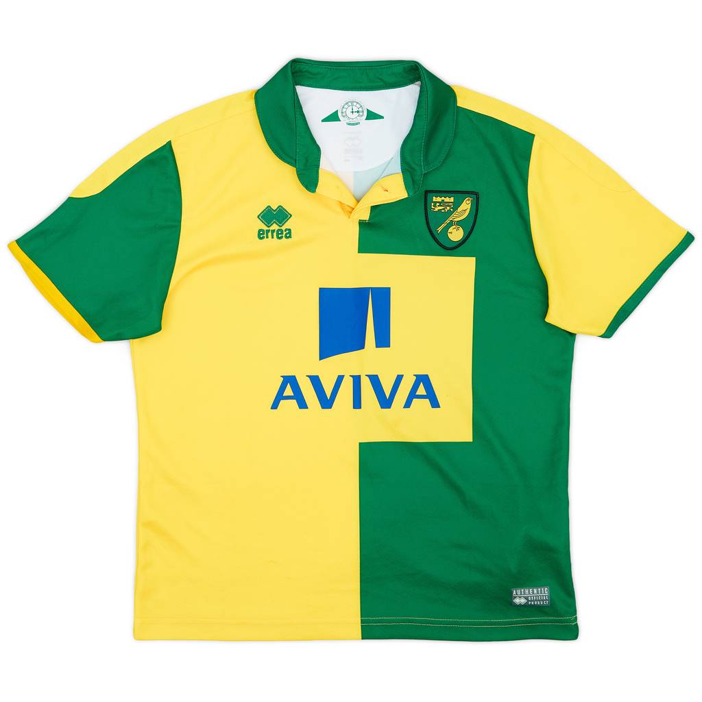 2015-16 Norwich Home Shirt - 10/10 - (M)