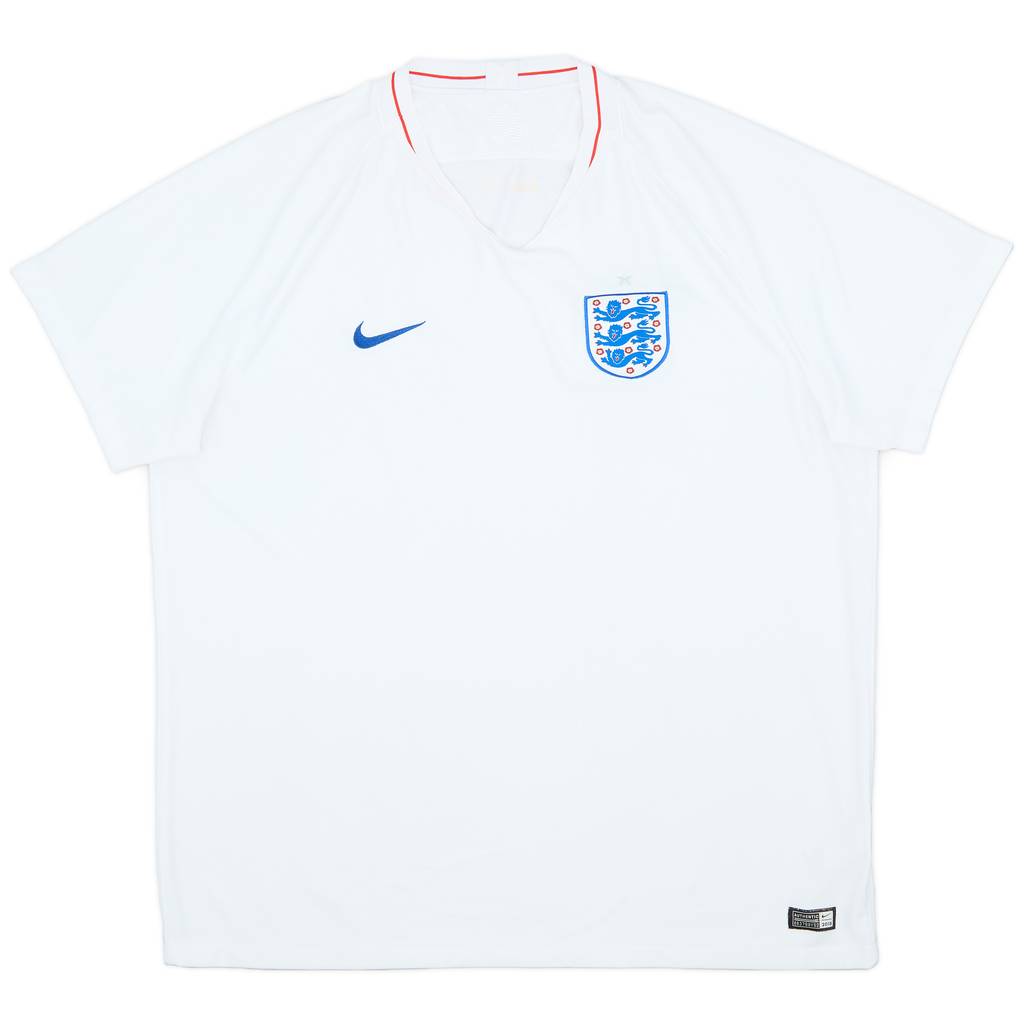 2018-19 England Home Shirt - 9/10 - (3XL)