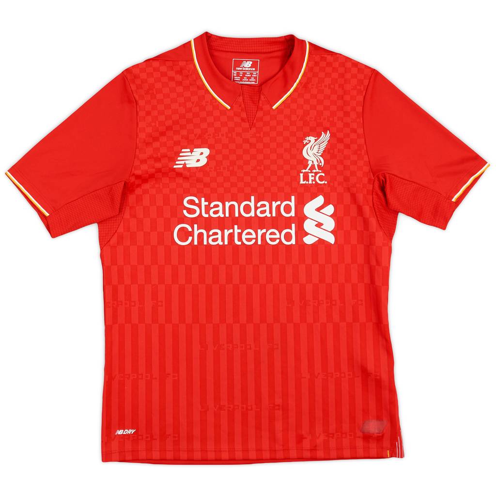 2015-16 Liverpool Home Shirt - 9/10 - (M.Boys)