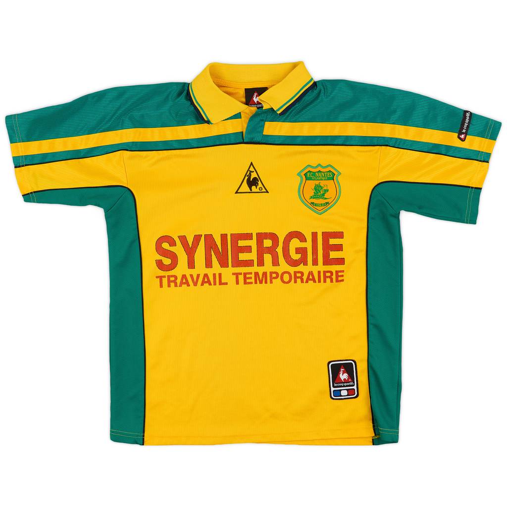 2000-02 Nantes Home Shirt - 8/10 - (XL.Boys)