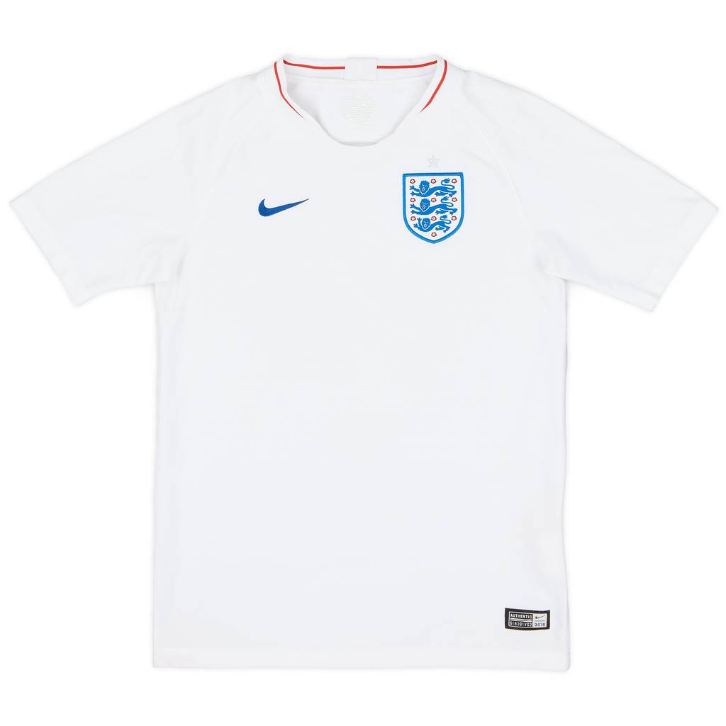 2018-19 England Home Shirt - 6/10 - (L.Boys)