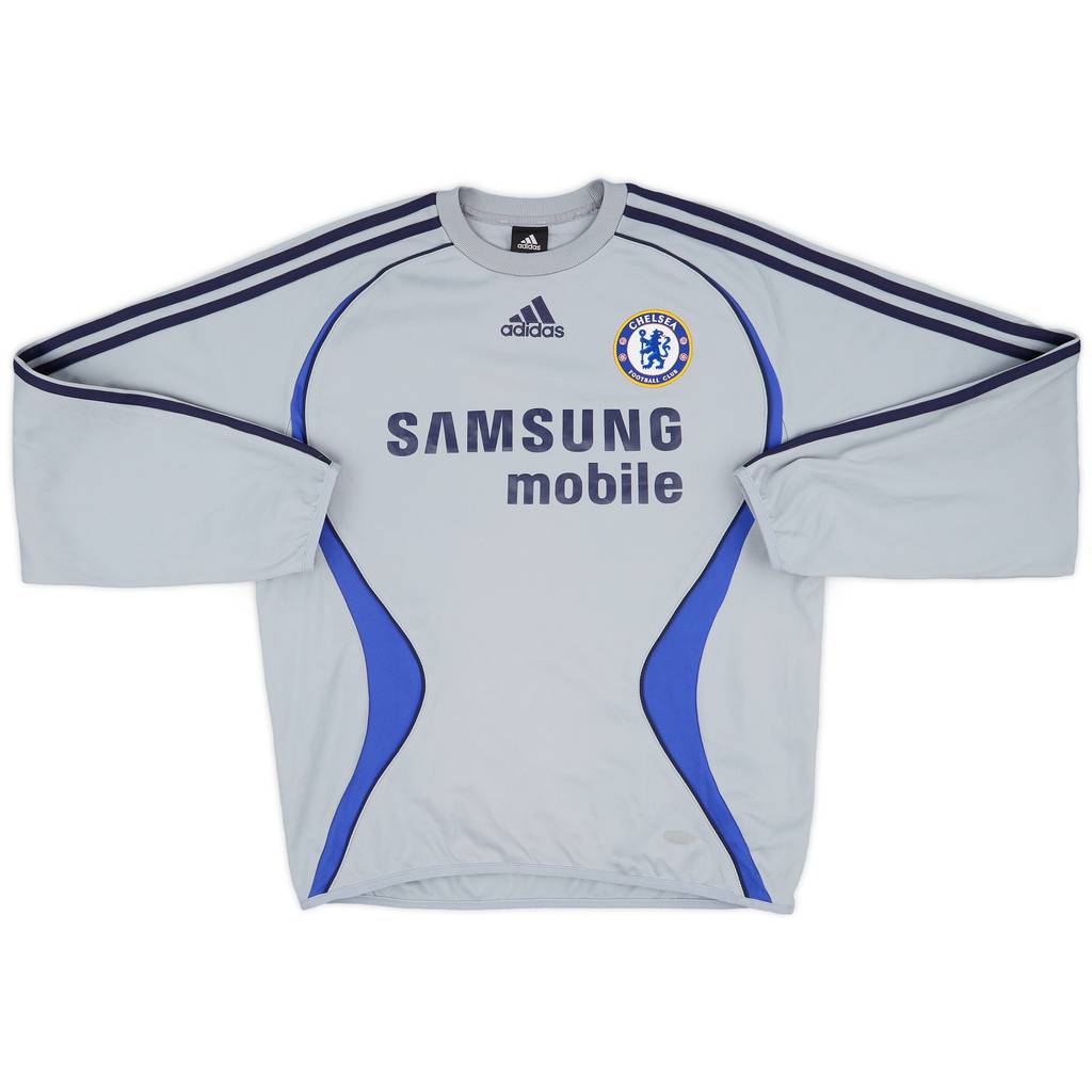 2006-07 Chelsea adidas Sweat Top - 8/10 - (S)