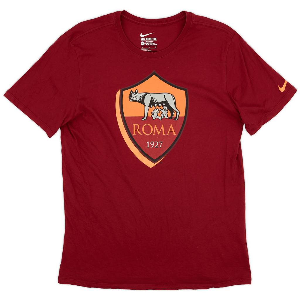 2015-16 Roma Nike Cotton Tee - 9/10 - (L)