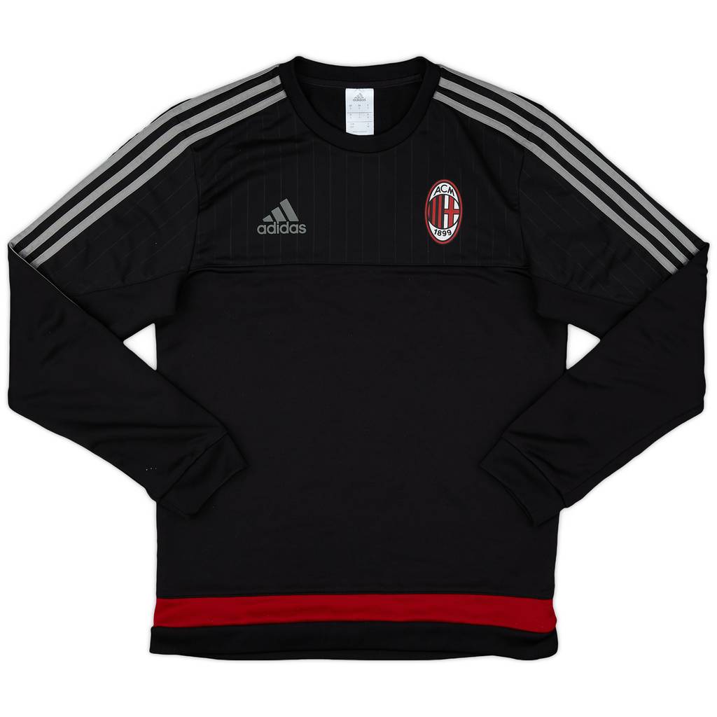 2015-16 AC Milan adidas Sweat Top - 7/10 - (S)