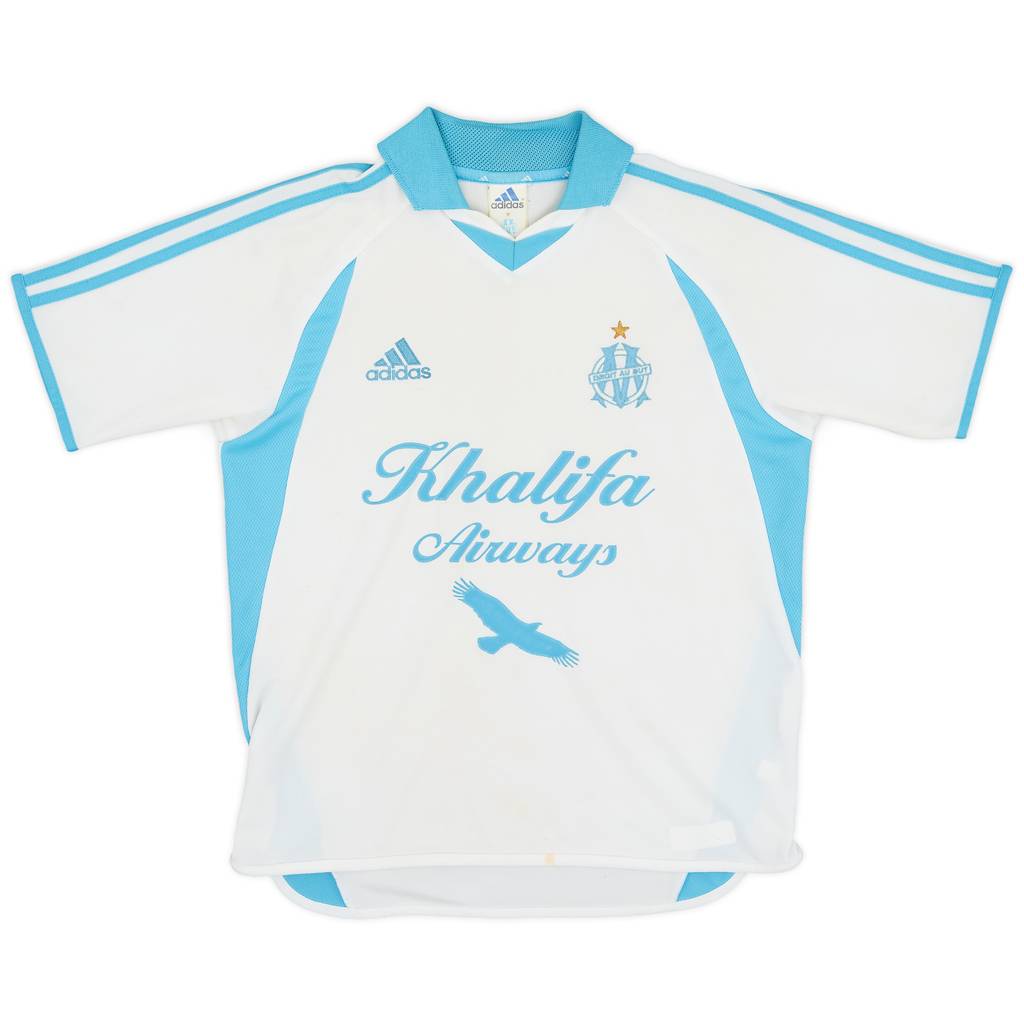 2001-02 Olympique Marseille Home Shirt - 5/10 - (XL.Boys)