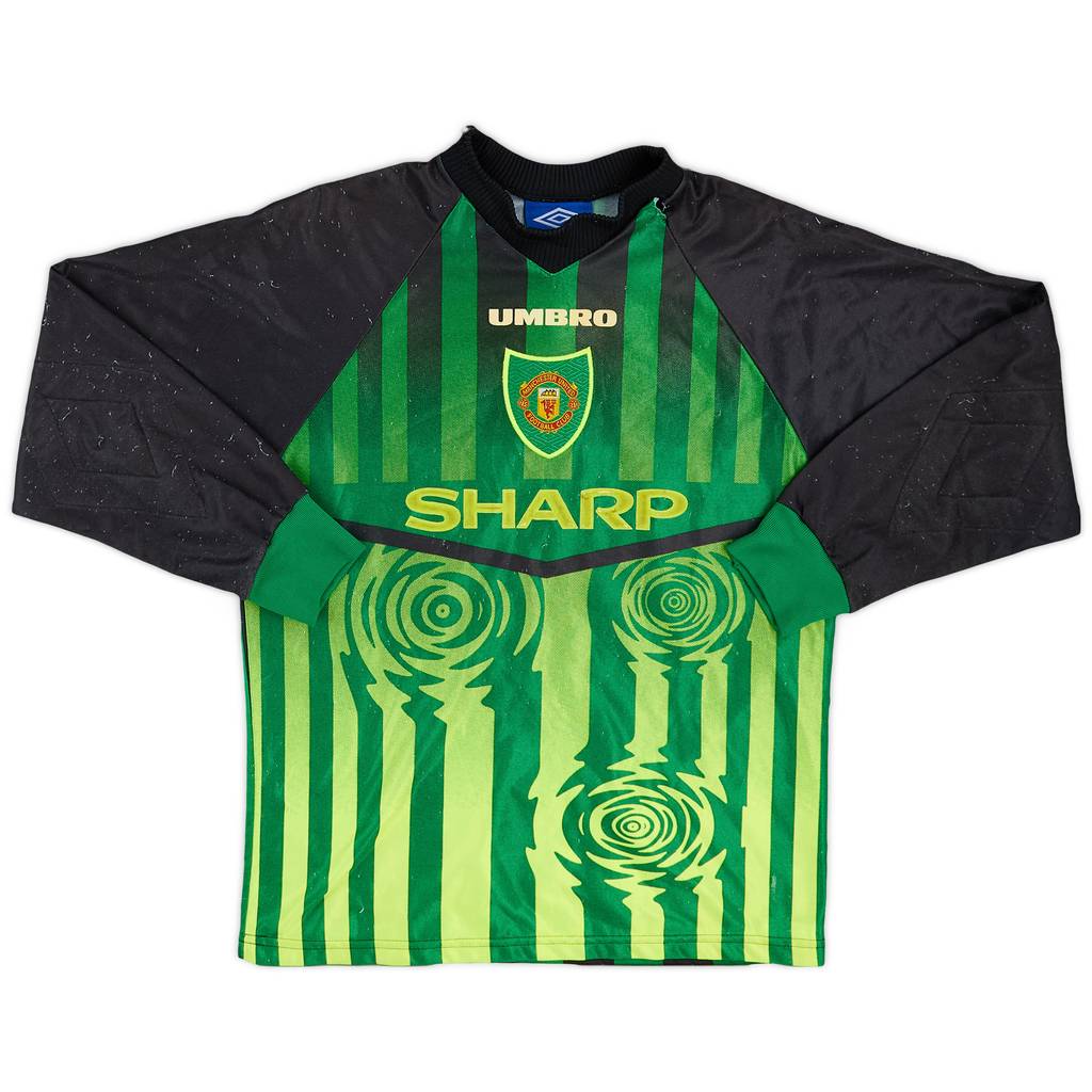1997-98 Manchester United GK Shirt - 5/10 - (L.Boys)