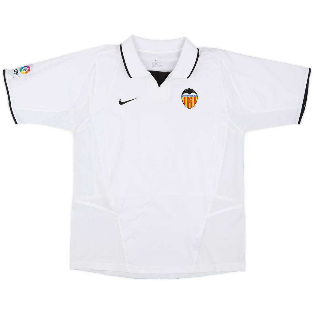 2002-03 Valencia Home Shirt - 5/10 - (XL.Boys)